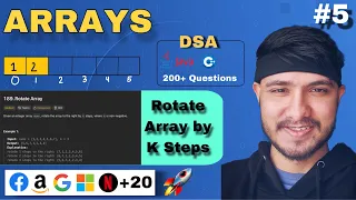 LeetCode 189 Rotate Array Easy Explanation with Code DSA