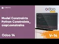 Model Constraints Python Constraints Odoo Development Tutorial