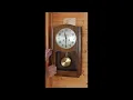 Mauthe Walclock 1930 Art Deco Bauhaus