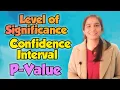 Level of Significance Confidence Interval P-Value UGC NET Paper--2 Education By Ravina