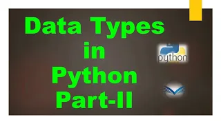 Sequence datatypes in Python bool datatype str bytes bytearray list tuple range datatype