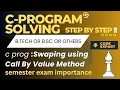 Swapping Numbers Using Call By Value In C Call By Value Method C Programming