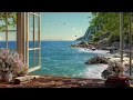 Morning Peace by the Sea 🌿📖 | Ocean Sounds & Birds for Focus and Calm (No Ads)
