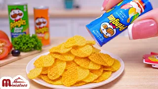 😋 So Crunchy Mini Pringles Potato Chips Making Ideas | ASMR Cooking Mini Food