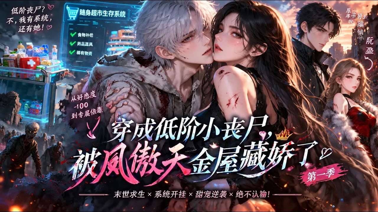 穿成低阶小丧尸,被凤傲天金屋藏娇了