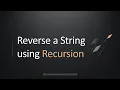Reverse a String using Recursion Recursion Celotek