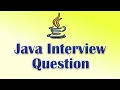 Java Interview Question Answer - Part 1 First Set of 25 Q A