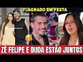 Lagu Zé Felipe e Duda Rubert em romance? Zé Felipe aparece na festa do Nattan com Duda.
