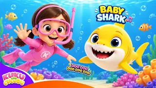 Meet the Whole Baby Shark Family! 🦈 - Nursery Rhymes - Kuku and Cucudu