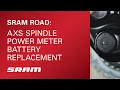 Lagu SRAM ROAD: AXS Spindle Power Meter Battery Replacement
