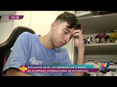 Estudante de Balneário Camboriú vai representar o Brasil na Olimpíada Internacional de Matemática