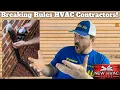 HVAC Contractors BREAKING RULES on Linesets