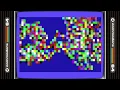 Weird colourful patterns Commodore Basic Oneliner Random Numbers