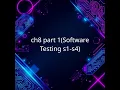 ch8 part 1 Software Testing s1-s4