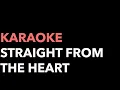 Straight From The Heart - Karaoke Version Bryan Adams