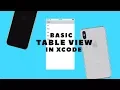 How To Create a Table View in Xcode with Swift UI Kit