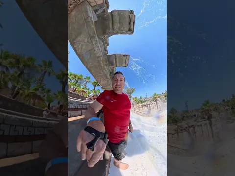 I Went SPINNING Down This HUGE SLIDE! #shorts