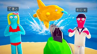 ぶっ飛んでる釣りゲームをやってみた..