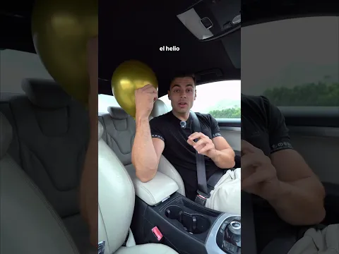 🎈Un globo de helio dentro del coche va en contra de nuestra intuición