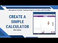 Create a simple calculator Python Editor PictoBlox