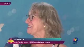 Pró-Família encerra 2025 com baile de idosos, celebrando alegria, dança e confraternização