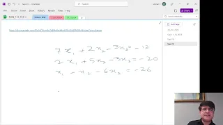 Python - Solve a system of linear equations