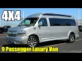 FOUR WHEEL DRIVE 2024 Chevrolet 9 Passenger LUXURY Van Sherry Review