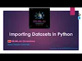 Importing Datasets in Python CSV Excel SQL JSON A Beginner s Guide