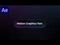 Advanced Text Box Animation in After Effects - After Effects Tutorial No Plugins No Expressions