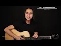 Hey There Delilah Guitar Tutorial Plain White T's Guitar Lesson |Easy Fingerpicking|