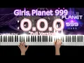 【Girls Planet 999】Theme Song 《O.O.O (Over\u0026Over\u0026Over)》Full Version Piano Cover