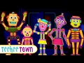 Download Lagu Skeleton Robot Finger Family - Midnight Lab Story | Spooky Songs For Kids by Teehee Town