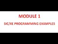 SIC-XE PROGRAMMING EXAMPLES