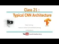 Class 21 Typical Convolutional Neural Network Architecture - Tensorflow 2 0