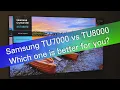 Samsung TU7000 vs TU8000 - which one is better for you