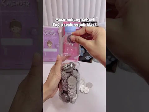 NABUNG RECEH 500 RUPIAH #shorts #menabung #bagus #viral #trending