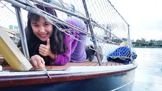 A BOAT IS NEVER FINISHED. TOERAIL Oiling & GELCOAT Restore Prep | Wildlings Sailing