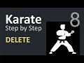 Karate Beginner Tutorials 8 How to create and run Delete API Demo