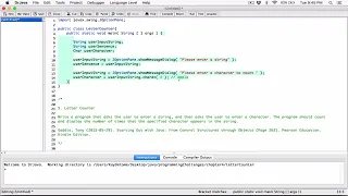 4 5 Letter Counter - Java