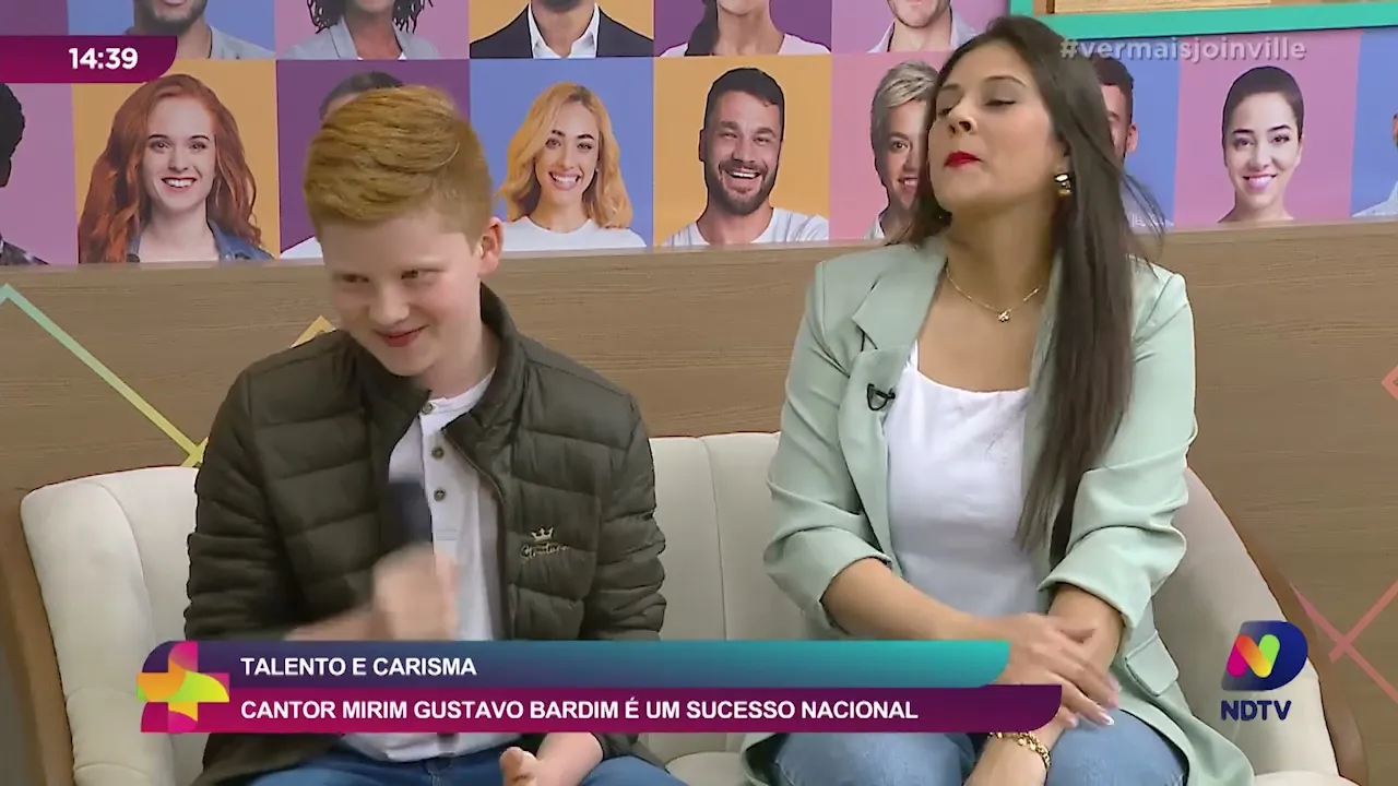 Talento e carisma: cantor mirim Gustavo Bardim é um sucesso nacional