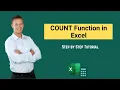COUNT Function in Excel Step by Step Tutorial - How to Use