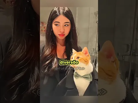 Ela aprendeu A FALAR A LINGUAGEM DOS GATOS! #shorts