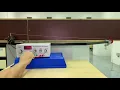 Melde s experiment - standing waves on a vibrating string