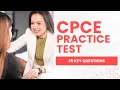 CPCE Exam - Counseling Practice Test Study Guide 25 Key Questions