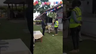 والي محمد عبدالله الدومة والي غرب دارفور يخاطب الجماهير من جوبا عاصمة جنوب السودان 