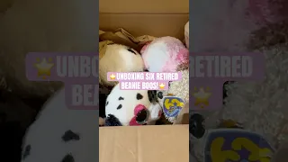 UNBOXING SIX RETIRED BEANIE BOOS