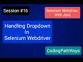 Selenium 4 with JAVA How to handle Dropdowns in Selenium WebDriver Practical Demo