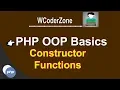 php oop tutorial - php constructor function
