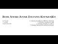 Download Lagu BIAR ANAK-ANAK DATANG KEPADAKU | PADUAN SUARA ANAK | Lagu Wajib Pesparani 2022 NTT