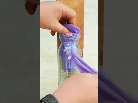 DIY bottle trash bag #tipsandtricks #diy #creative